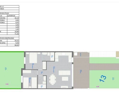 Thiar Village IV – nieuwbouw Pilar de la Horadada-plattegrond-13